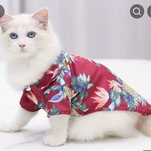 🆕Floral Red Cat Shirt